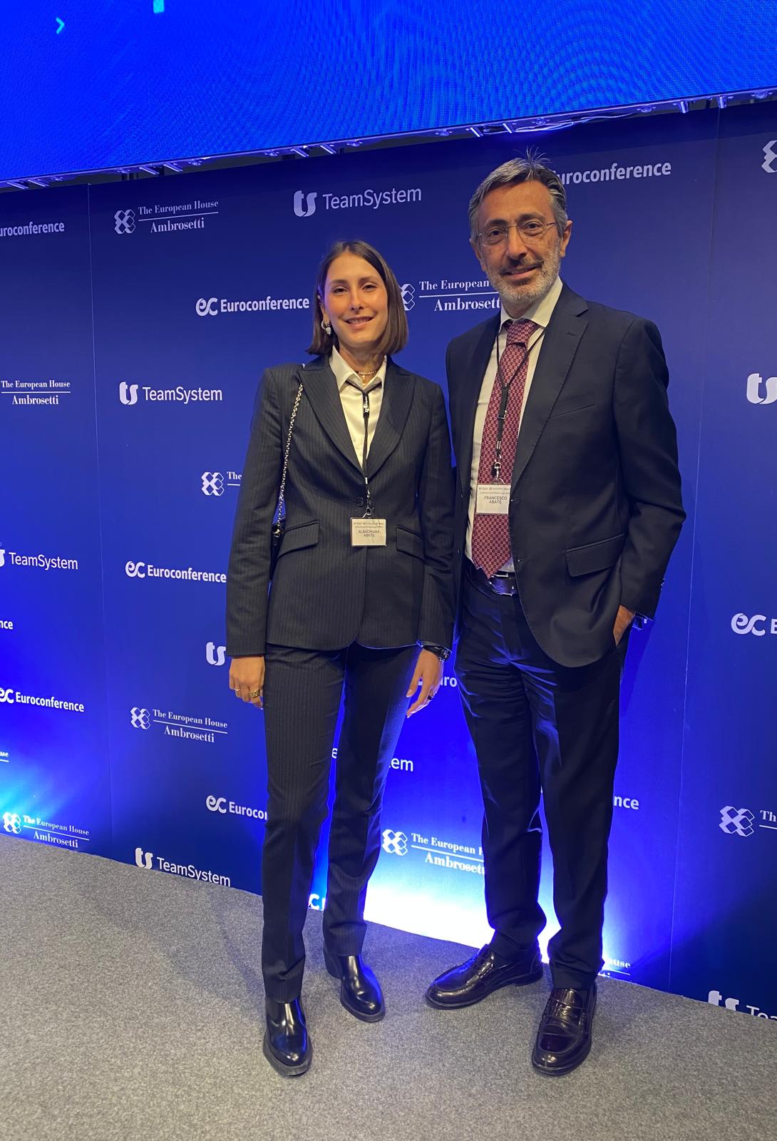 Il Dott. Francesco Abate e la D.ssa Albachiara Abate